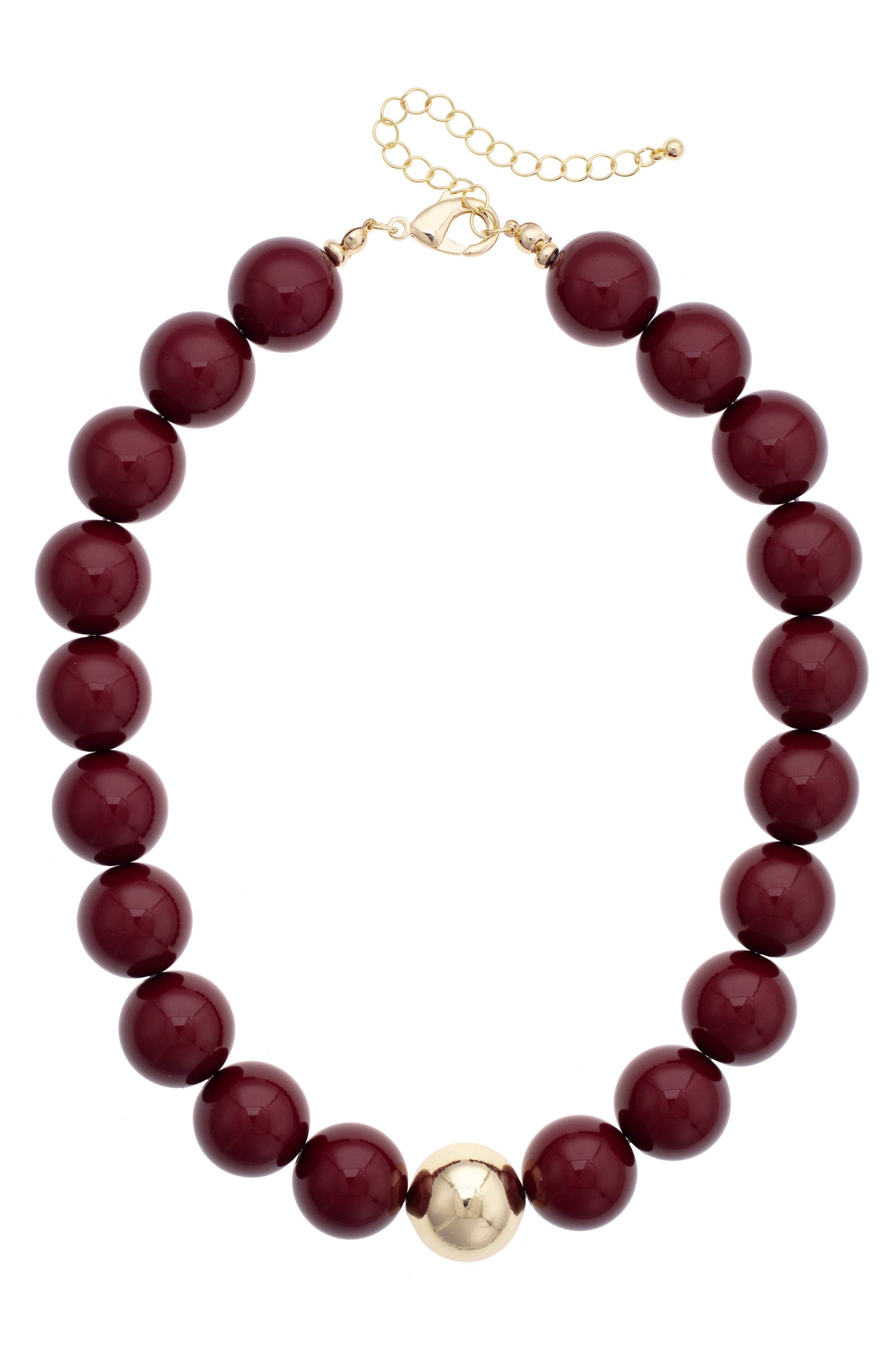 The Marjorie Game Day Beaded Necklace