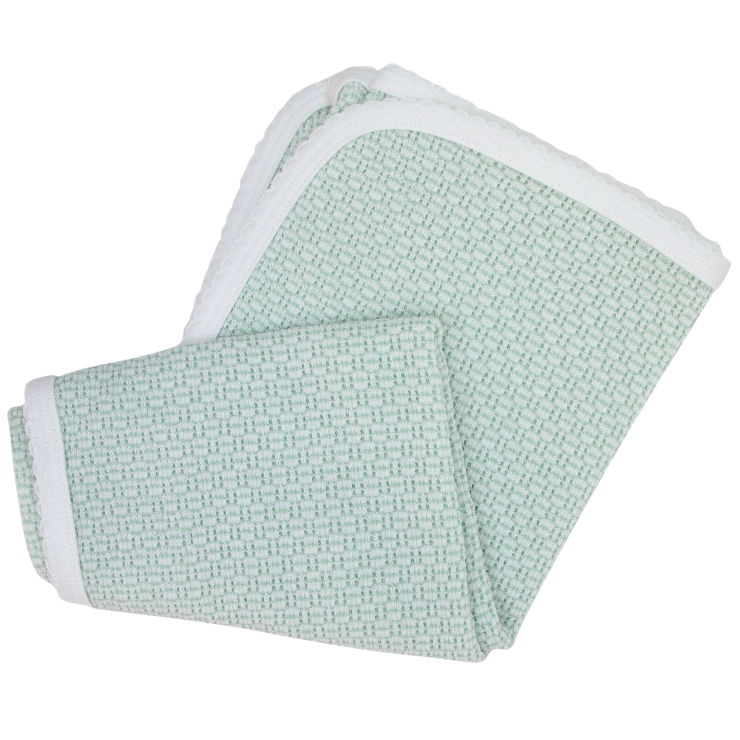 Paty Knit Solid Color Blanket with Pima Trim (3 color options)
