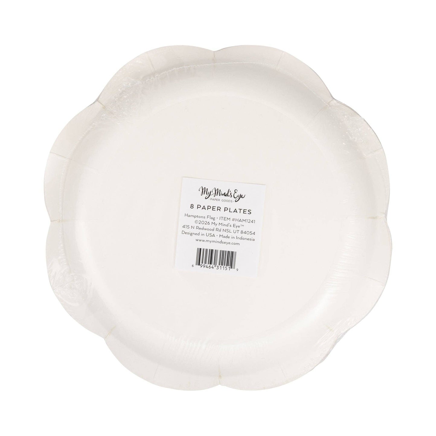 Flag Paper Plate - 8"