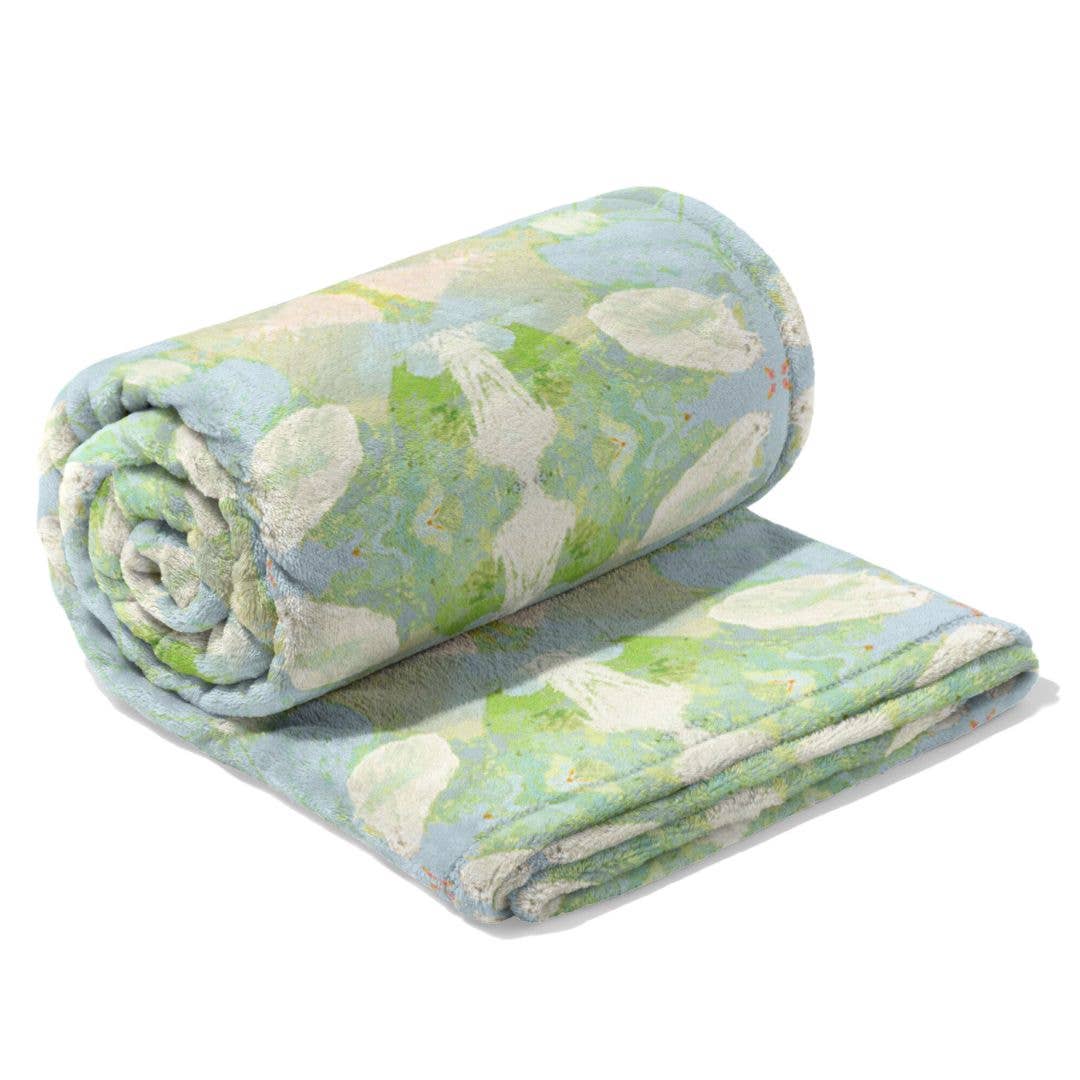 Laura Park Elephant Falls Fleece Blanket