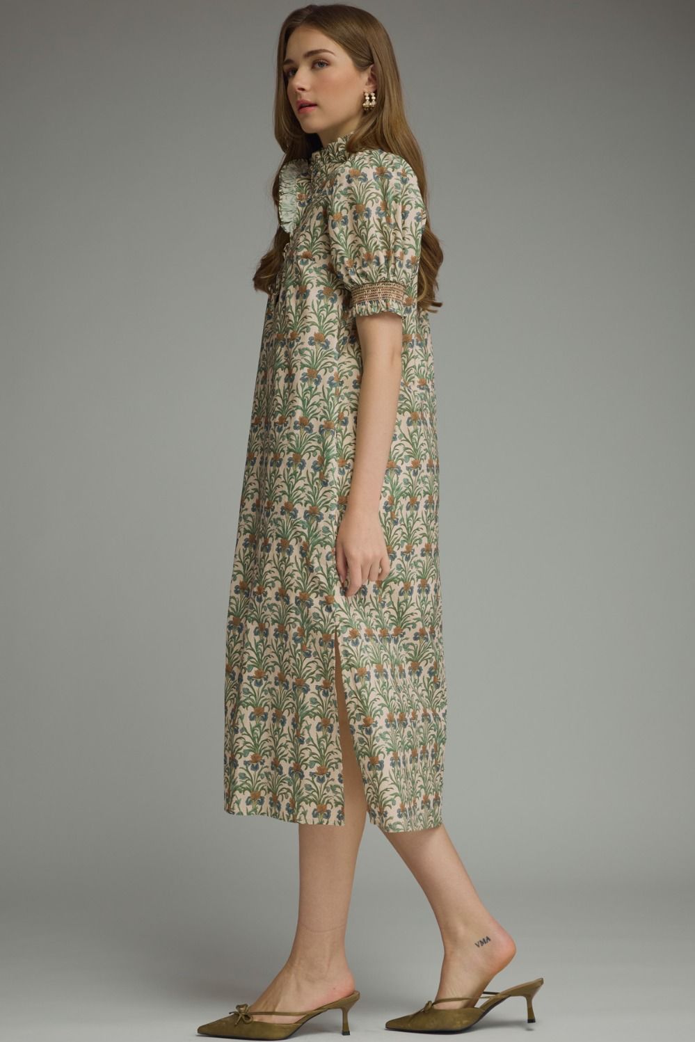 The Felicity Fall Floral Midi Dress