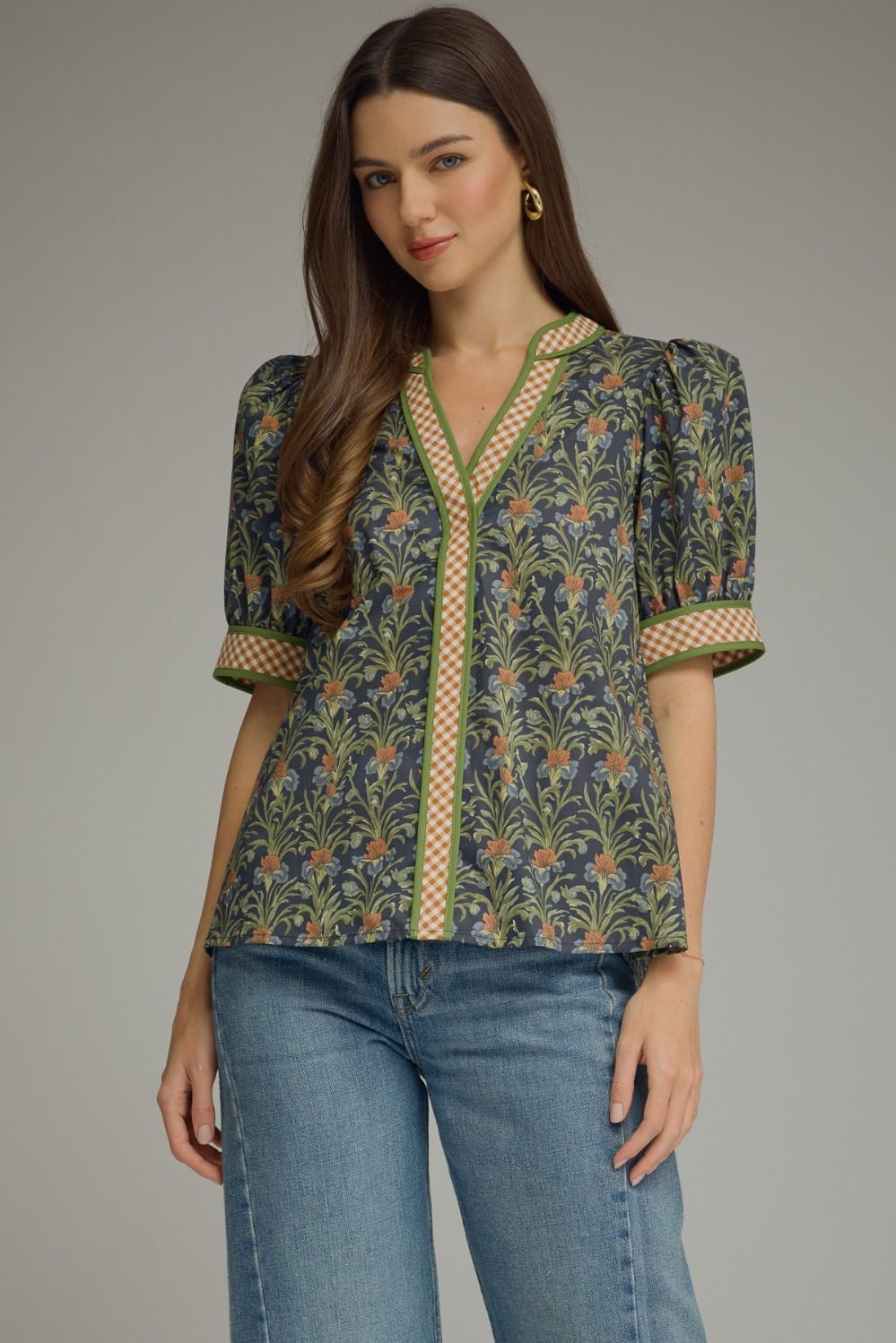 The Sarah Jane Fall Floral Top