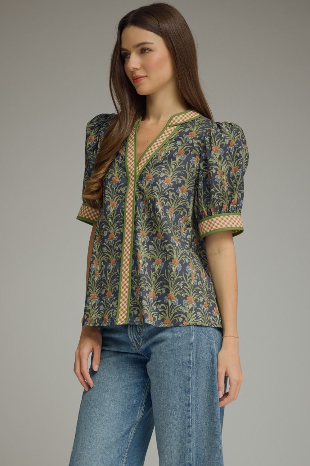 The Sarah Jane Fall Floral Top