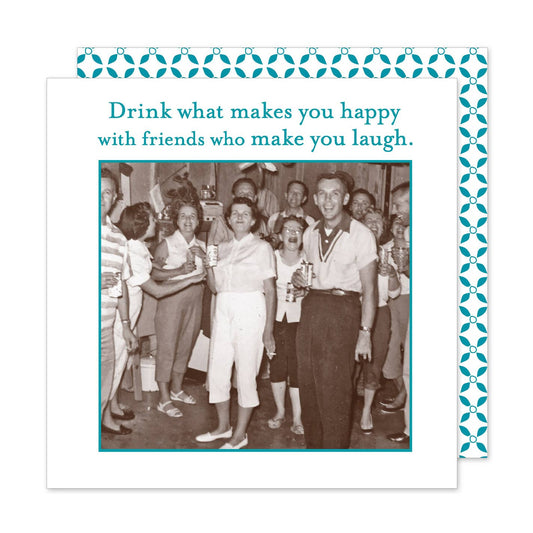 Drink Happy Beverage Napkin