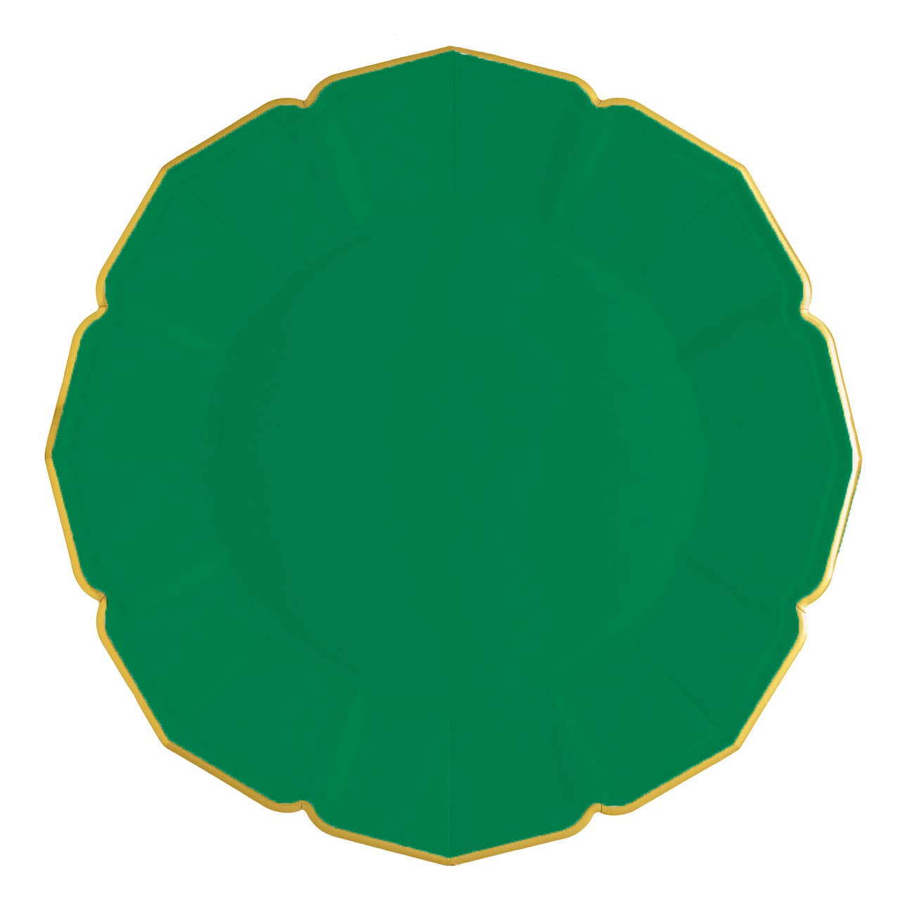 8 Jungle Green Dinner Plates