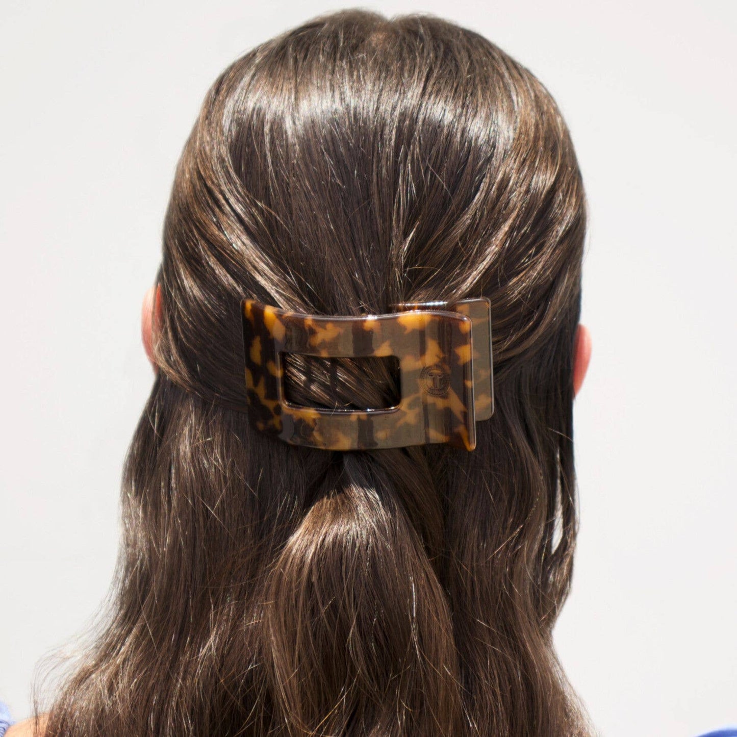 Flat Rectangle Hair Clip - Small