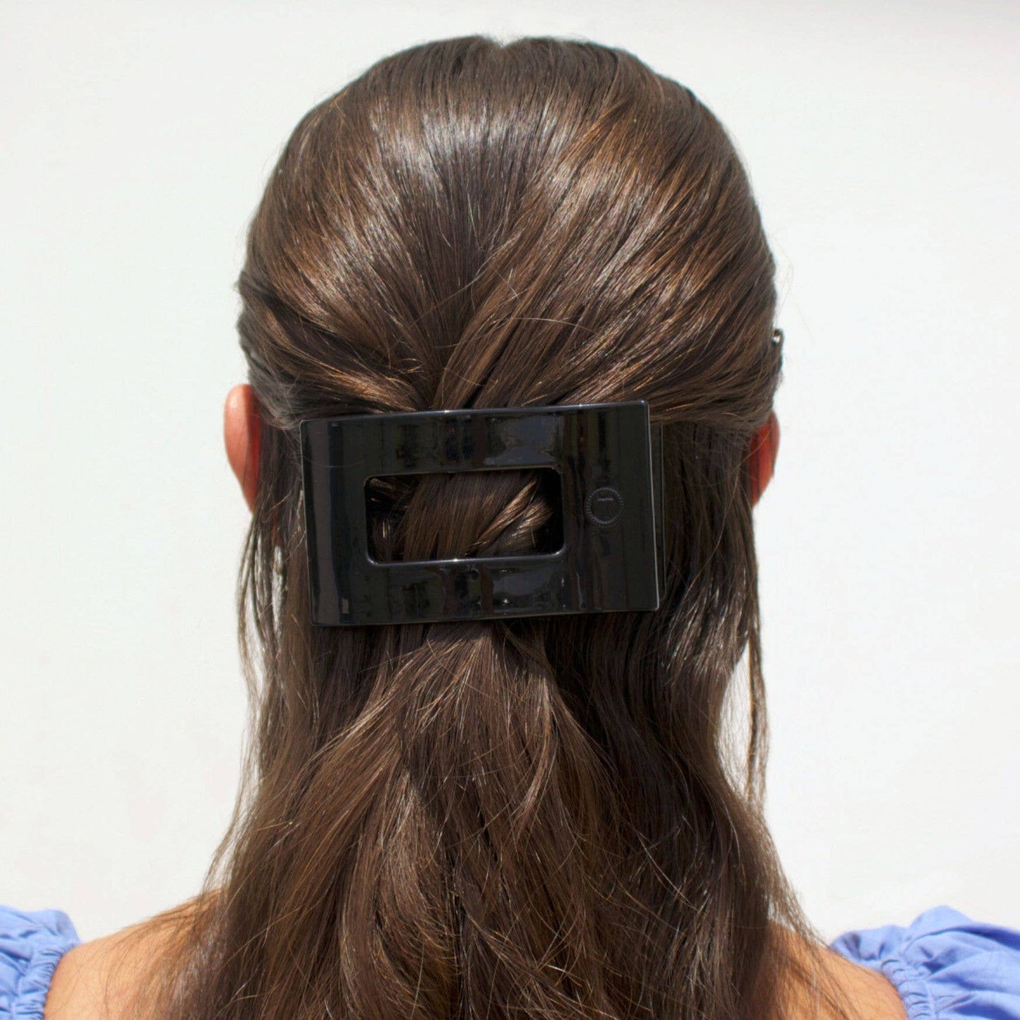 Flat Rectangle Hair Clip - Medium