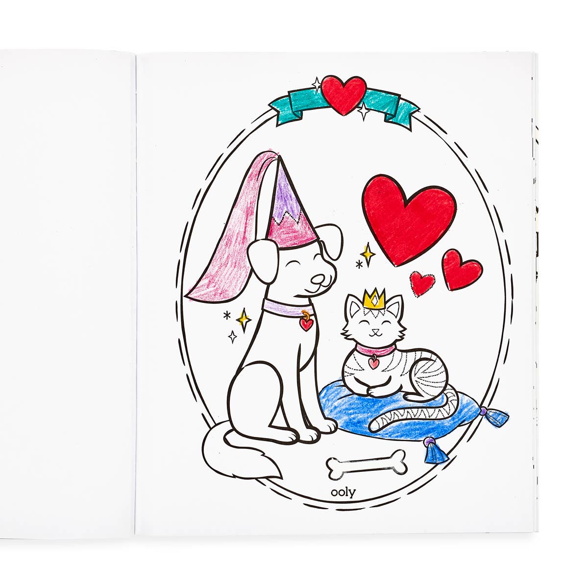 Color-in' Book: Princess & Fairies (8" x 10";31 Pages)