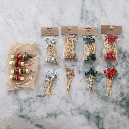 Christmas Cocktail Skewers - 4 styles