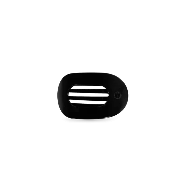 Round Flat Hair Clip | Small | Jet Black