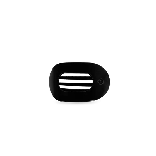 Round Flat Hair Clip | Small | Jet Black