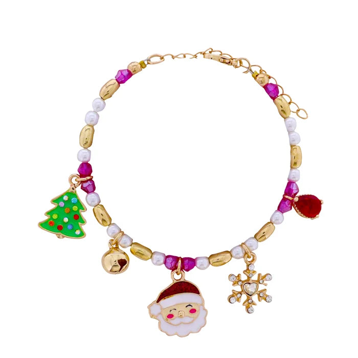 Kids Christmas Charm Bracelet