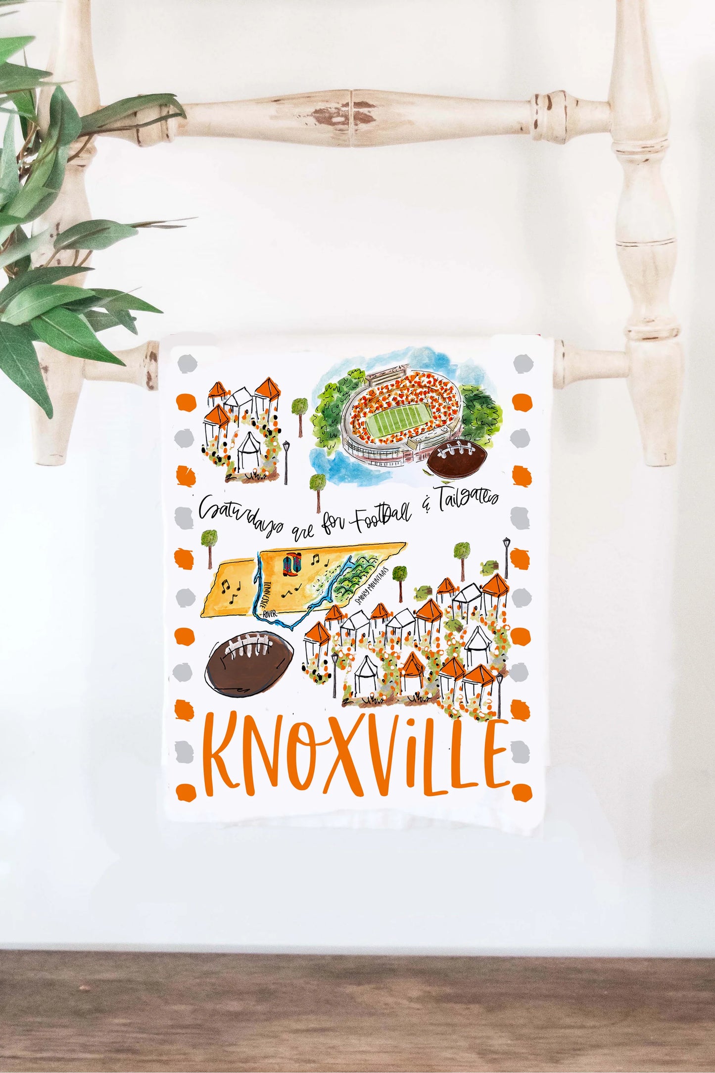 Collegiate Tea Towel