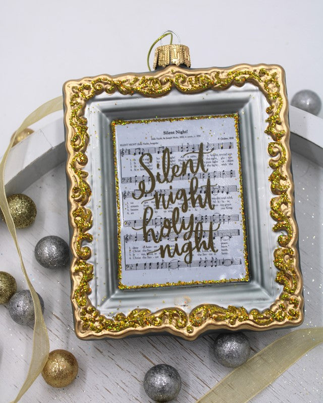 Silent Night Music Ornament