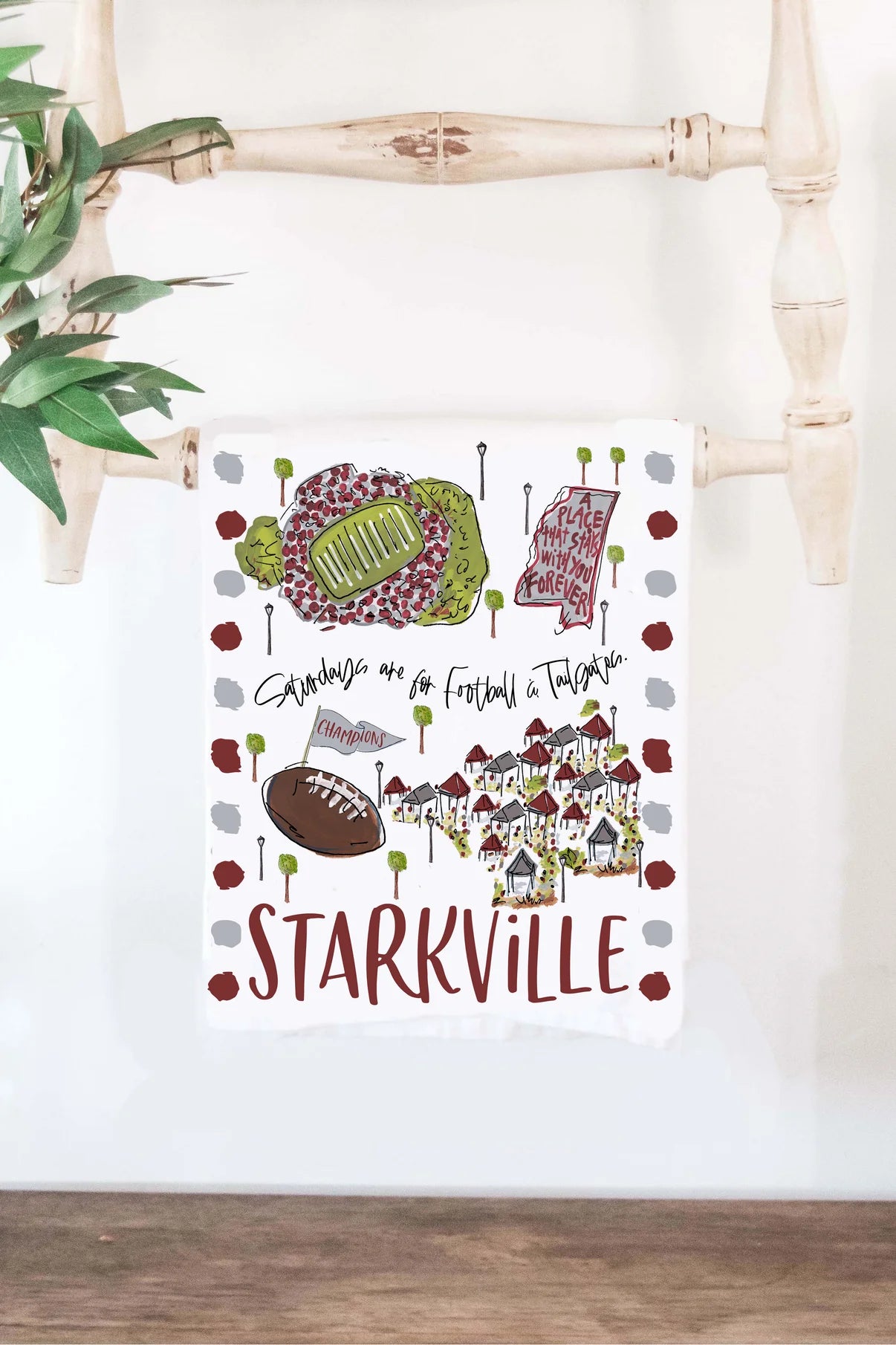 Collegiate Tea Towel