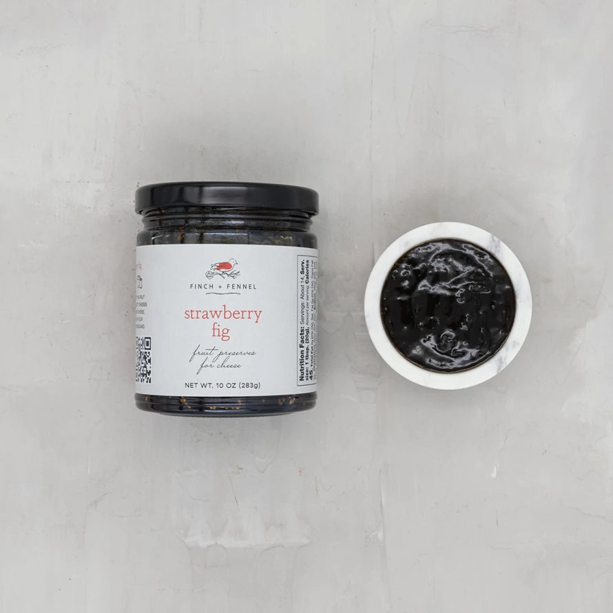 Strawberry Fig Fruit Preserves for Cheese 10 oz.