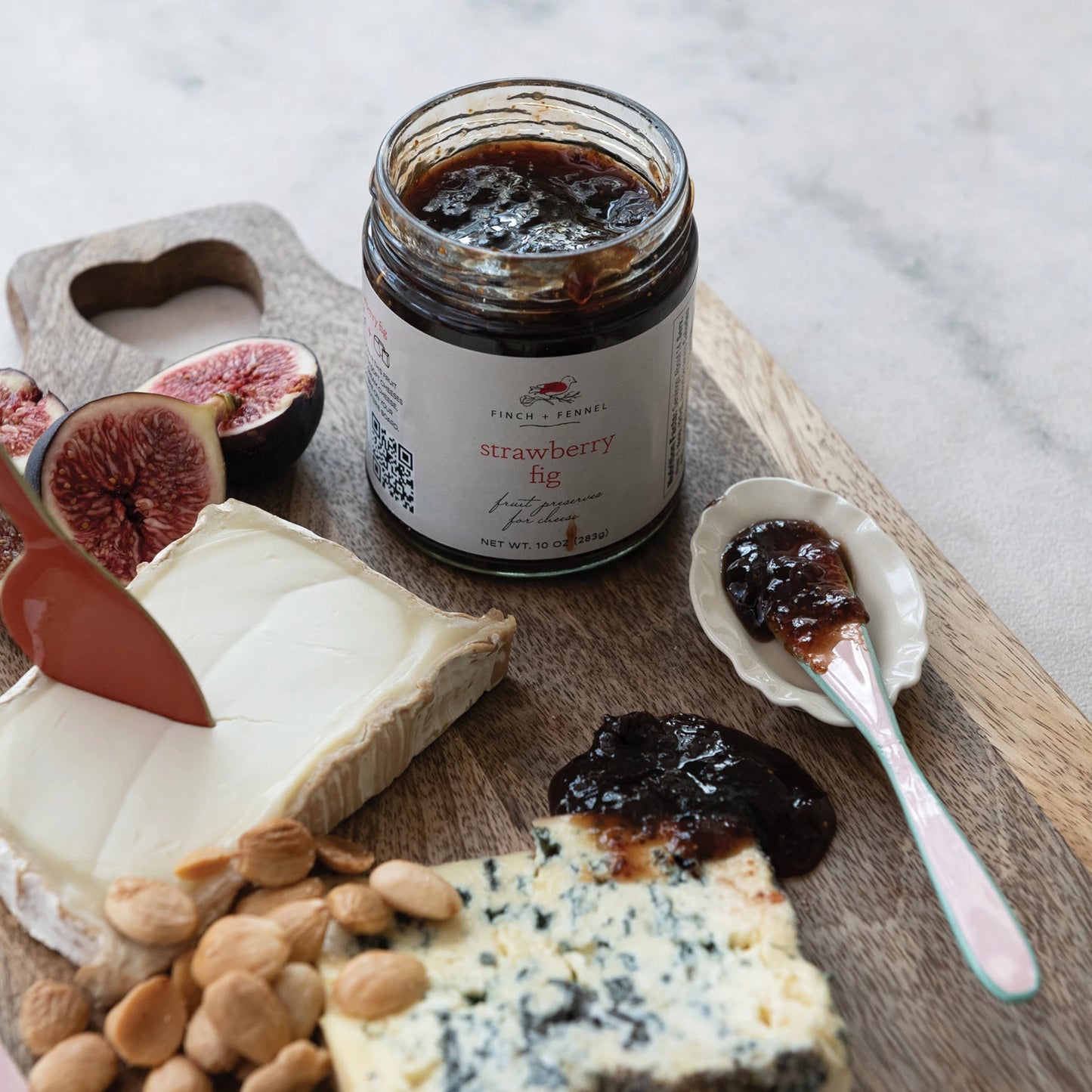 Strawberry Fig Fruit Preserves for Cheese 10 oz.