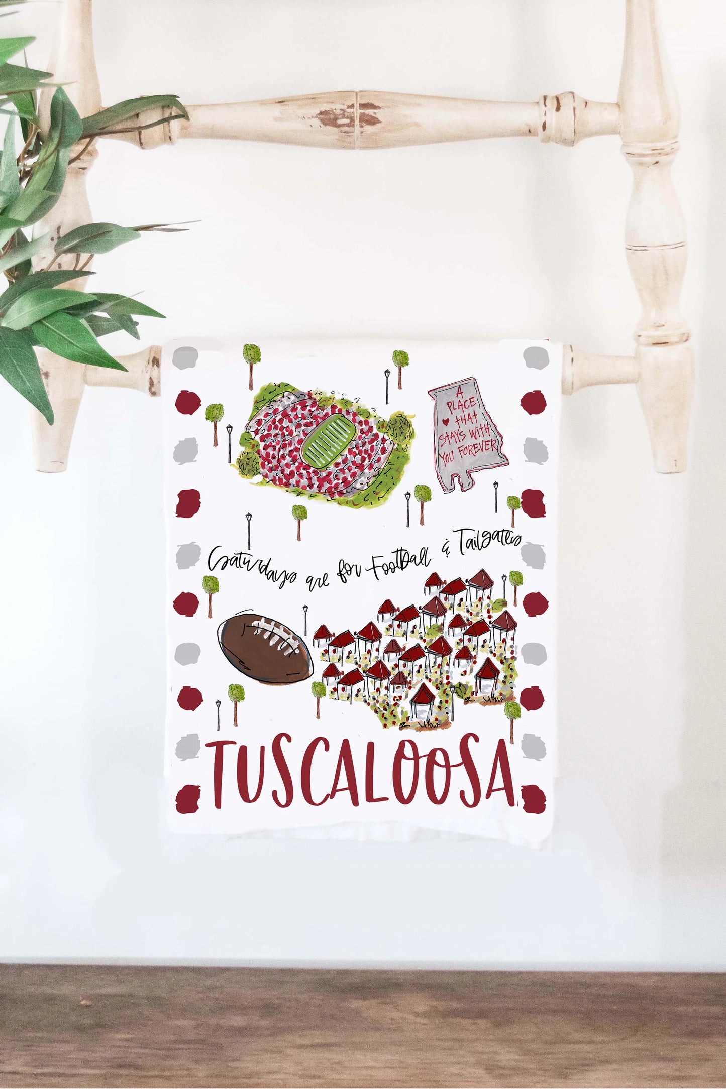 Collegiate Tea Towel