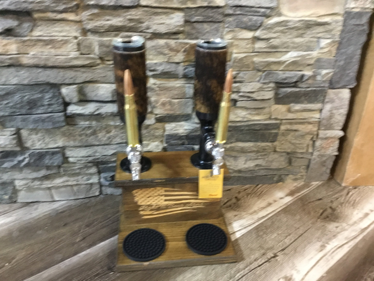 Whiskey Towers Double Bar Dispenser 2nd Amendment